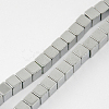 Non-magnetic Synthetic Hematite Beads Strands G-Q876-2mm-7-2