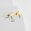 304 Stainless Steel Stud Earrings for Women WG73B2A-01-2