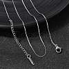 12Pcs 304 Stainless Steel Serpentine Chain Necklaces for Men Women NJEW-H093-19P-02-1
