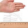 Tarnish Resistant Jewelry Tools and Equipment Decorative Stainless Steel Flat Head Pins X-STAS-E023-0.6x30mm-4