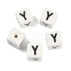 Porcelain Beads PORC-R003-08Y-1