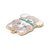 Alloy Enamel Pendants ENAM-M049-02G-B-3