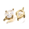 Brass Micro Pave Cubic Zirconia Pendants KK-C255-15A-01-2