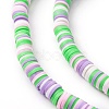 Handmade Polymer Clay Beads Strands CLAY-R089-6mm-T02B-47-6
