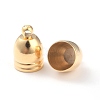 Brass Cord End Cap for Jewelry Making KK-O139-14D-G-2