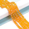 Electroplate Glass Beads Strands EGLA-A034-T2mm-L11-4