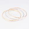304L Stainless Steel Buddhist Bangles BJEW-G568-15-1