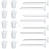 500Pcs Eco-Friendly Plastic Stud Earring Findings KY-SP0001-03A-1