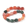 Dyed Natural Malaysia Jade Beads Strands G-P528-I08-01-4