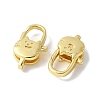 Brass Lobster Claw Clasps KK-F893-12G-02-2