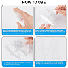 8 Sheets 4 Style Waterproof Heart & Bear Paw Pattern PET Car Decals Stickers STIC-GF0001-03B-3
