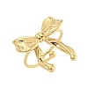 Ion Plating(IP) 304 Stainless Steel Open Cuff Rings for Women LS-RJEW-S409-01G-03-1