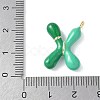 Brass Enamel Pendants KK-E093-03G-X-02-3
