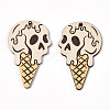 Single Face Printed Wood Pendants WOOD-B009-01L-1
