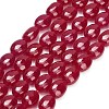 Lab Grown Red Corundum Beads Strands GG-CBAC488-02C-2