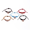 Adjustable Nylon Cord Braided Bead Bracelets BJEW-JB05829-1