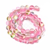 Synthetic Moonstone Beads Strands G-E573-01B-11-3