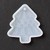 Christmas Theme DIY Snowflake Pendant Silicone Molds DIY-K054-13-1