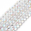 Synthetic Moonstone Beads Strands G-P528-J01-13-1