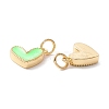 Rack Plating Brass Enamel Charms KK-D073-27G-4