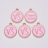 Alloy Enamel Pendants LS-X-ENAM-S124-01B-09E-2