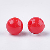 Opaque Plastic Beads X-KY-T005-6mm-604-2