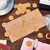 CRASPIRE 50Pcs Adhesive Wax Seal Stickers DIY-CP0008-20S-6