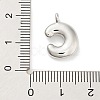 Rack Plating Brass Balloon Letter Pendants X-KK-C050-01P-C-3
