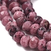 Dyed Natural Malaysia Jade Rondelle Beads Strands G-E316-2x4mm-38-3