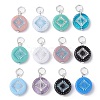 12pcs/set Acrylic Pendants PALLOY-JF02187-1