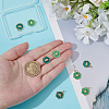 8Pcs 2 Styles Rack Plating Brass Enamel Pendants KK-BC0014-81-3