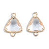 Transparent K9 Glass Connector Charms LS-GLAA-N038-60-F13-1