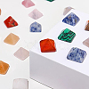 14Pcs 14 Style Pyramid Natural & Synthetic Gemstone Home Display Decorations G-FG00001-04-3