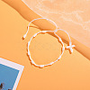 Cross Nylon Cord Braided Bead Bracelets WG2C716-08-1