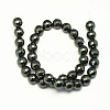 Non-magnetic Synthetic Hematite Beads Strands X-G-S084-12mm-2