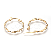 201 Stainless Steel Hoop Earrings EJEW-A054-05A-G-2