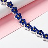 Handmade Porcelain Flower Beads Strands PORC-F003-01G-2
