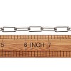Tarnish Resistant 304 Stainless Steel Paperclip Chains STAS-R100-38-6