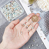 Natural Frosted Flower Amazonite Round Beads G-NB0005-34B-3