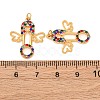 304 Stainless Steel Rhinestone Pendants STAS-U061-17G-3