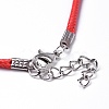 Waxed Cord Necklace Cords NCOR-R027-M-4