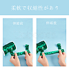 Plastic Paillette Elastic Beads PVC-OC0001-01G-7