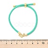 Adjustable Nylon Cord Bracelets X-BJEW-C096-01G-12-5