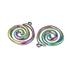 Ion Plating(IP) 304 Stainless Steel Pendants STAS-C066-32M-3