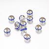 Rhinestone European Beads RB-R047-M-2