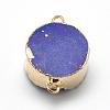 Natural Druzy Agate Links connectors G-Q500-M-4