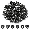 Craft Style Acrylic Beads MACR-YW0002-22B-1