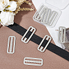 8Pcs Belt 316 Stainless Steel Slide Buckles STAS-UN0051-32-2