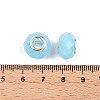 Imitation Jade Glass European Beads GPDL-N004-B14mm-B03-3