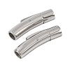 Tarnish Resistant Column 316 Surgical Stainless Steel Bayonet Clasps STAS-A021-5mm-2